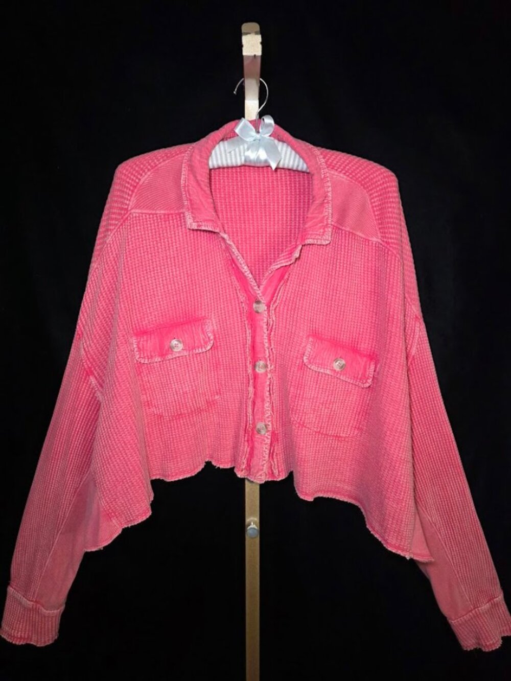 NWOT FP One Scout Cropped Jacket in Red L